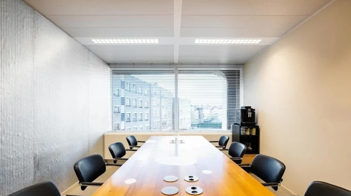 Salle de réunion des bureaux Gaspa à Bruxelles